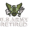 U.S Army Eagle Retired digitized embroidery design