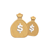 Money Pouch digitized embroidery design