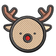 Reindeer Cartoon digitized embroidery design