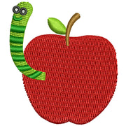 School Worm Apple