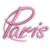 Paris Script digitized embroidery design