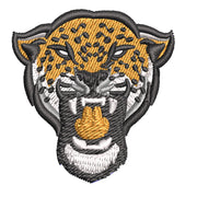 Leopard Open Mouth digitized embroidery design