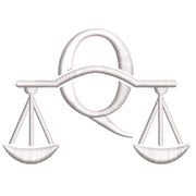 Attorney Law digitized embroidery design