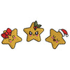 Cute Christmas Stars digitized embroidery design