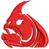 Red Angry Fish Logo