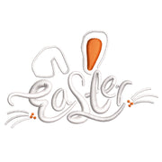 Artistic Easter Bunny digitized embroidery design