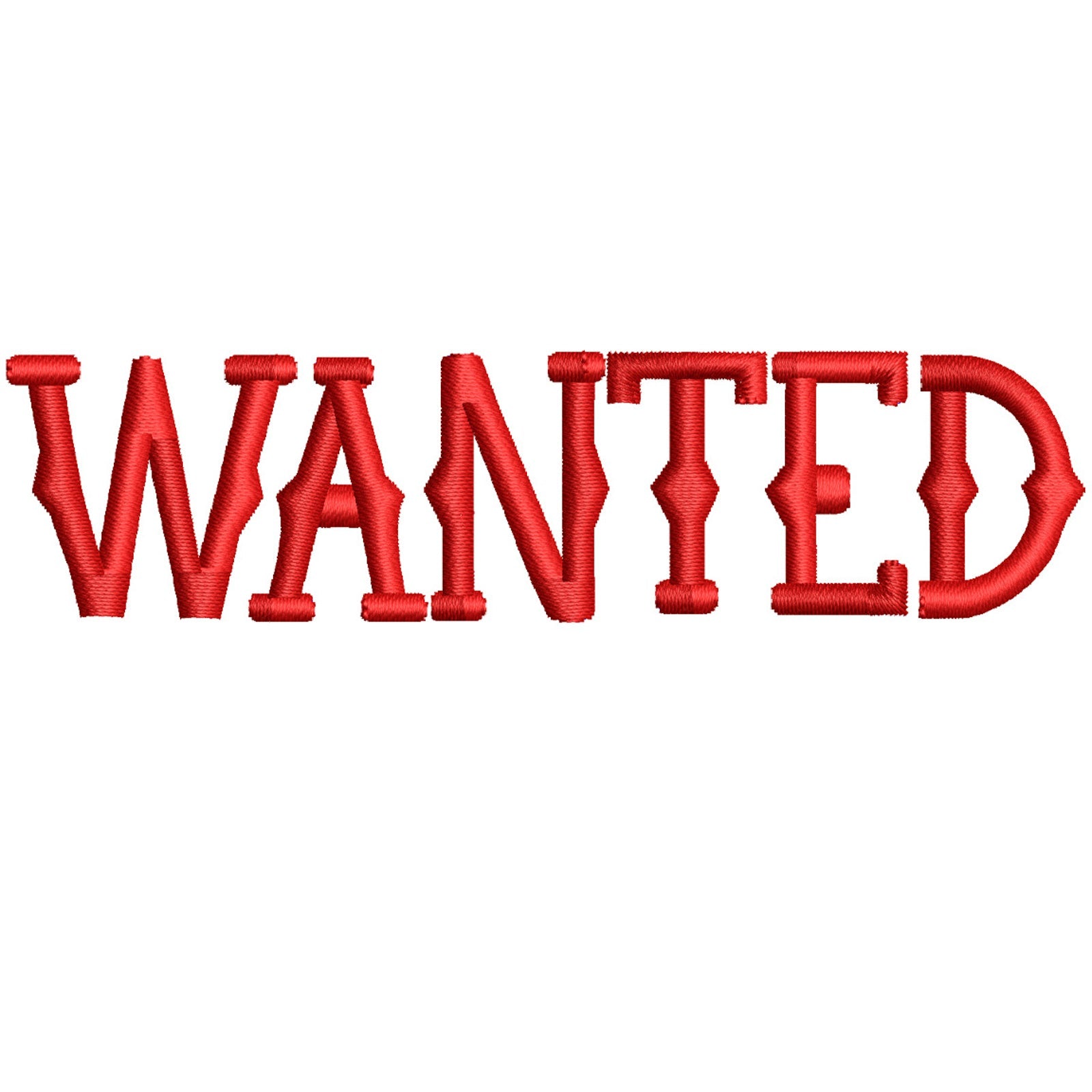 Style with Unique Sheriff Wanted Sign Digitized Embroidery Design at ...