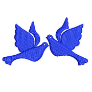 Wedding Birds digitized embroidery design