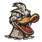 Angry Duck In Pond digitized embroidery design