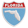 Florida Map on Road Sign digitized embroidery design