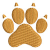 Dog's Footprint digitized embroidery design