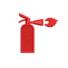 Fire Extinguisher digitized embroidery design