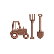 Farming Tool digitized embroidery design