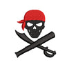 The Pirate digitized embroidery design