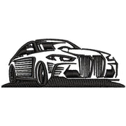 Luxury Car digitized embroidery design