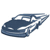 Speeding Car digitized embroidery design