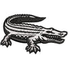 Gator digitized embroidery design