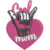 Cool Mom digitized embroidery design