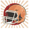 Retro Football Helmet Design