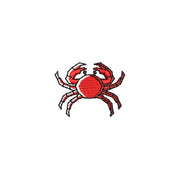 Art Style of Red Crab digitized embroidery design