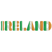 Ireland With Flag Colors