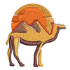 Desert Camel digitized embroidery design