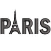 Paris digitized embroidery design