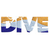 Dive digitized embroidery design