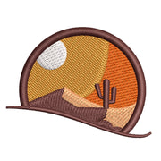 Desert Scenery digitized embroidery design