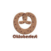 Pretzel For Beer digitized embroidery design