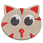 Kitty digitized embroidery design