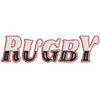 Rugby Word digitized embroidery design