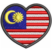 Malaysia digitized embroidery design