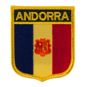 Europe Flag Embroidered Patch Shield