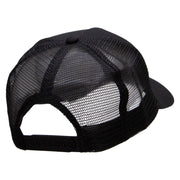 Five Panels Pro Style Trucker Mesh Cap - Black OSFM