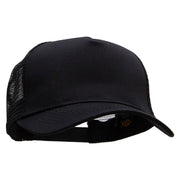 Five Panels Pro Style Trucker Mesh Cap - Black OSFM