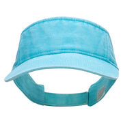 Washed Pigment Dyed Cotton Twill Visor