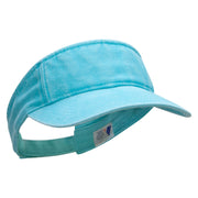 Washed Pigment Dyed Cotton Twill Visor