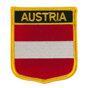 Europe Flag Embroidered Patch Shield