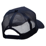 Five Panels Pro Style Trucker Mesh Cap - Navy OSFM