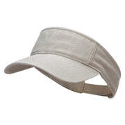 Washed Pigment Dyed Cotton Twill Visor