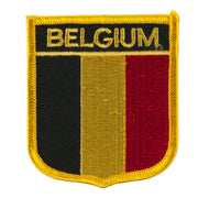 Europe Flag Embroidered Patch Shield