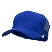 Five Panels Pro Style Trucker Mesh Cap - Royal OSFM