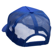 Five Panels Pro Style Trucker Mesh Cap - Royal OSFM