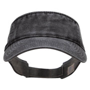 Washed Pigment Dyed Cotton Twill Visor