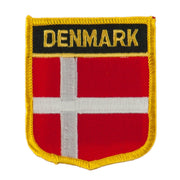 Europe Flag Embroidered Patch Shield