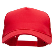 Five Panels Pro Style Trucker Mesh Cap - Red OSFM