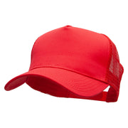 Five Panels Pro Style Trucker Mesh Cap - Red OSFM