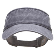 Washed Pigment Dyed Cotton Twill Visor