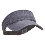 Washed Pigment Dyed Cotton Twill Visor